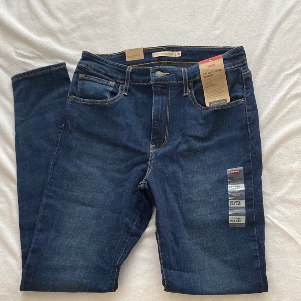 Levi's Women's Dark Blue Skinny Jeans